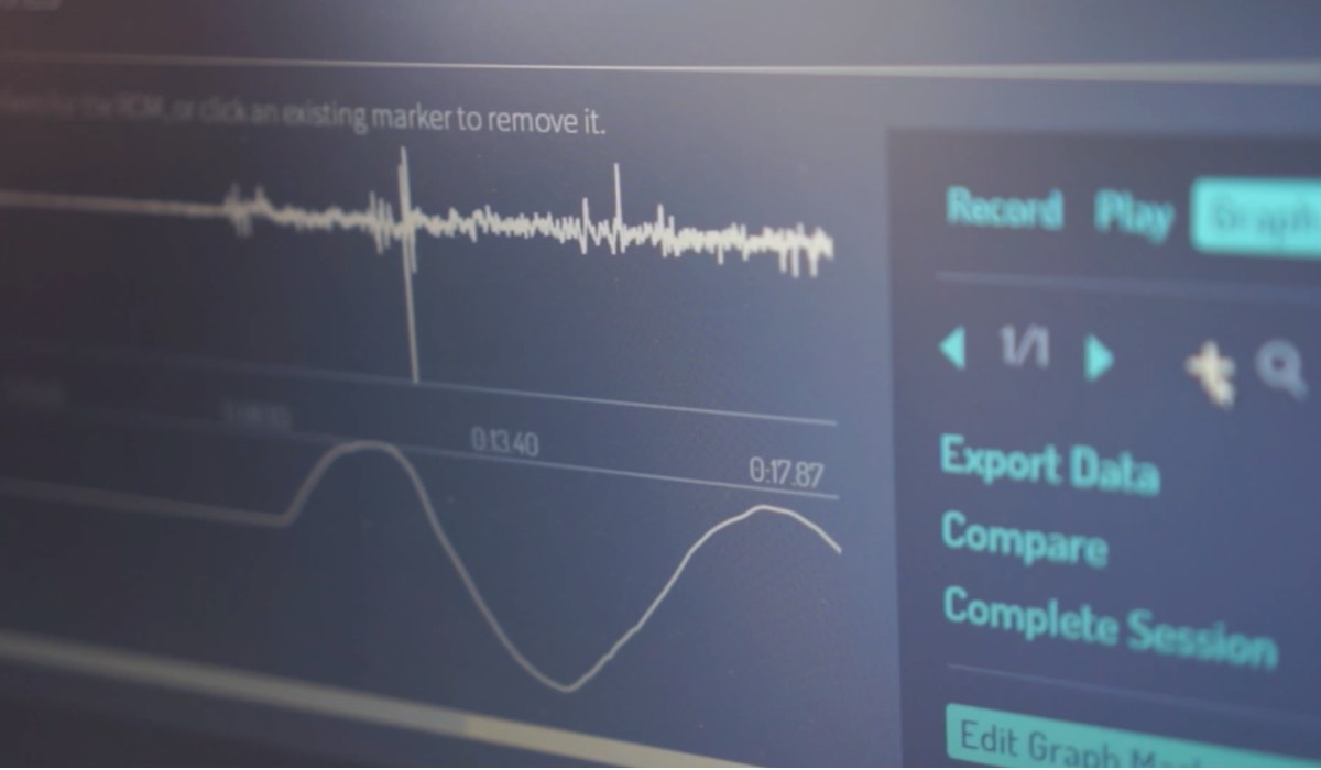 Data can be easily trimmed and exported for external use.
